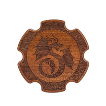 Charger l&#39;image dans la galerie, Gear-Shaped Wood Dice Box for Dungeons &amp; Dragons
