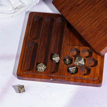 Charger l&#39;image dans la galerie, Ent Wood Dice Storage &amp; Tray for Dungeons &amp; Dragons
