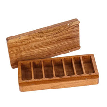 Charger l&#39;image dans la galerie, Sapele Rectangular Wood Dice Box for Dungeons &amp; Dragons
