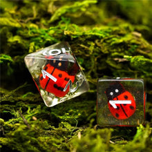 Charger l&#39;image dans la galerie, Ladybug Dice Set for Dungeons &amp; Dragons
